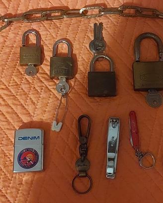 LOTTO MISTO ZIPPO LUCCHETTI 