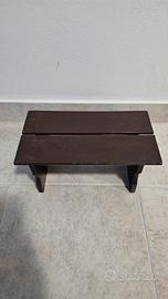 Sgabello in legno vintage