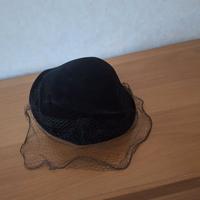 Cappello vintage velluto