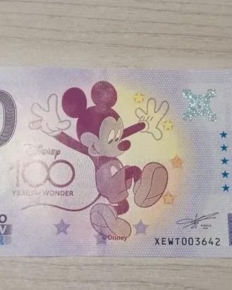 Banconota da 0 euro “100 anni di Disney” 2023