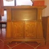 Mobile liberty porta TV noce massiccio massello