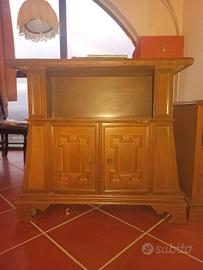 Mobile liberty porta TV noce massiccio massello