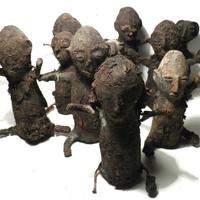 Lotto statuetta Mbuti Congo arte tribale africana