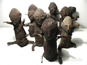 Lotto statuetta Mbuti Congo arte tribale africana