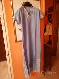 Kaftano artigianale, puro cotone, taglia M, nuovo.