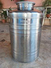 CONTENITORE PER OLIO IN ACCIAIO INOX