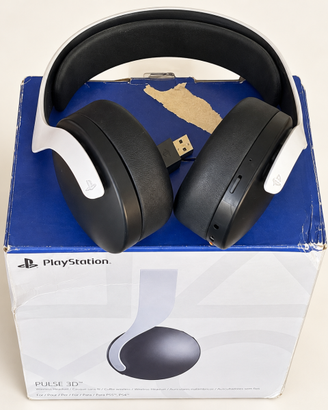 Cuffie Sony Pulse 3D con adattatore USB