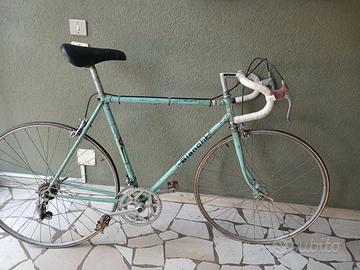 bicicletta da corsa bianchi vintage da restruturar
