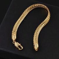 Bracciale color oro – stile elegante a catena
