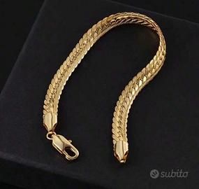 Bracciale color oro – stile elegante a catena