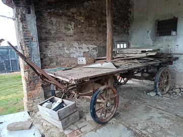 Carro rimorchio agricolo d’epoca
