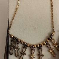 Collana Vintage UNOAERRE in Argento 925 Dorato - D