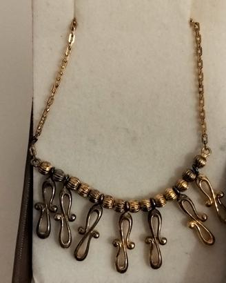 Collana Vintage UNOAERRE in Argento 925 Dorato - D