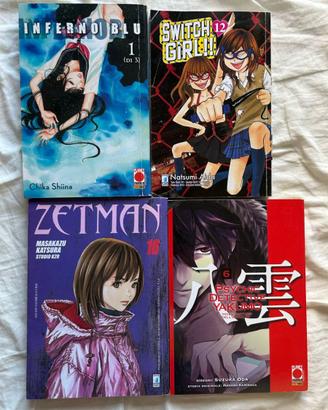 Manga assortiti lotto misto 4 libri shojo