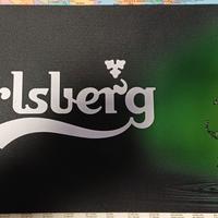 Tappetino BAR Carlsberg salvagoccia NUOVO
