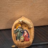 Presepe Natività nella noce