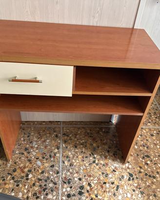 Scrivania camera dal letto bambino ufficio marrone