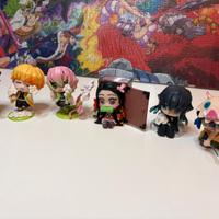 Action figure Chibi Demon Slayer - Modellini minia