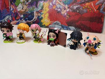Action figure Chibi Demon Slayer - Modellini minia