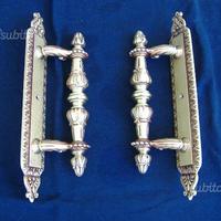 Coppia maniglioni fusione ottone