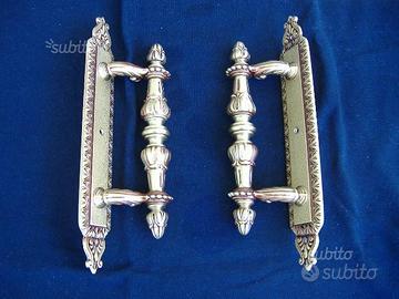 Coppia maniglioni fusione ottone