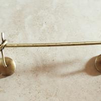 Porta asciugamani bronzo satinato