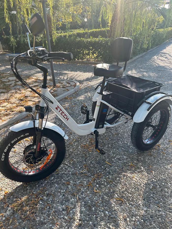 Triciclo Bicicletta A Tre Ruote Coperta Ruote Pedale Bici Da