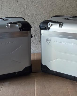 Coppia valigie laterali in alluminio Ducati MTS