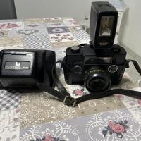 Macchina Fotografica Vintage Comet K 35 + Flash