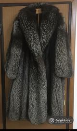 PELLICCIA DI VOLPE ARGENTATA ORIGINALE