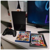 PS2 + Controller + GTA LCS - VCS