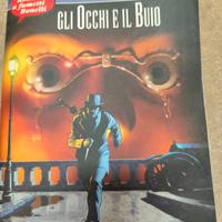 libro a fumetti "gli occhi e il buio"