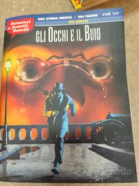 libro a fumetti "gli occhi e il buio"