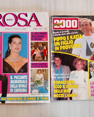 Riviste Anni 80 - Mondo Rosa N. 1 + Novella 2000