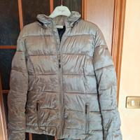 Giacca a vento Ellesse dorata con cappuccio 