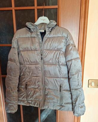 Giacca a vento Ellesse dorata con cappuccio 
