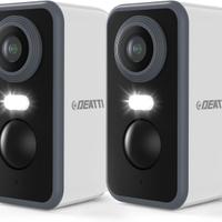 DEATTI Telecamera Wi-Fi Esterno/Interno Senza Fili