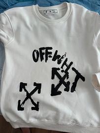 Felpa bianca Off White