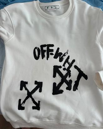 Felpa bianca Off White
