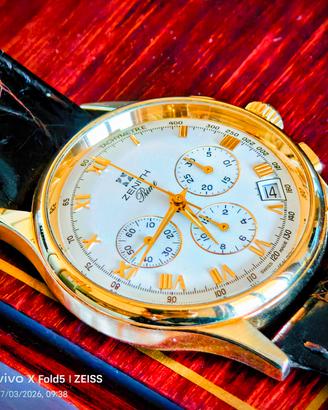 zenith prime mm oro 18kt box garanzia SALDI 3980