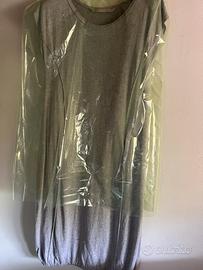Vestito chemisier grigio Martino midali