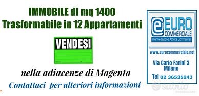 409/25 CAPANNONE trasformabile in 12 Appartamenti