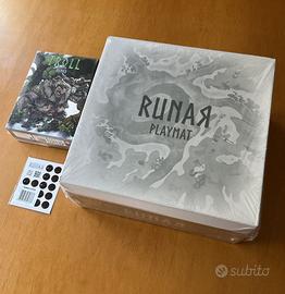RUNAR CHEST + PLAYMAT + espansione TROLL - NUOVO