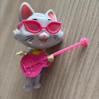 Sorpresa Kinder, personaggio gatto con occhiali