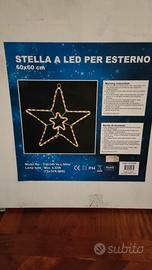 Stella di Natale con luci da esterno  