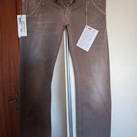Jeans donna Cycle marrone chiaro nuovi  cartellino