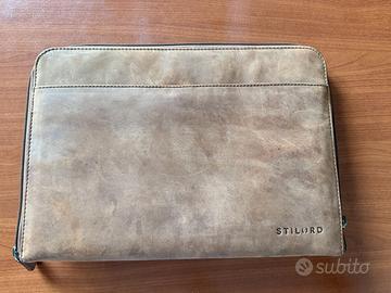 Splendida custodia Mac 13.3" in pelle Stilord