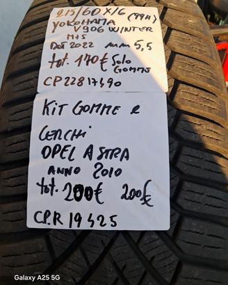 CERCHI E GOMME 2156016 OPEL - CPR19425