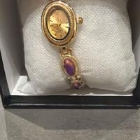 orologio elegante donna pietra viola