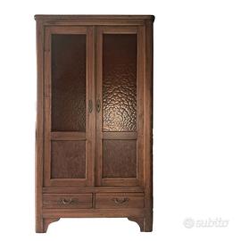 Mobile vetrina credenza a due ante con vetri 30/50